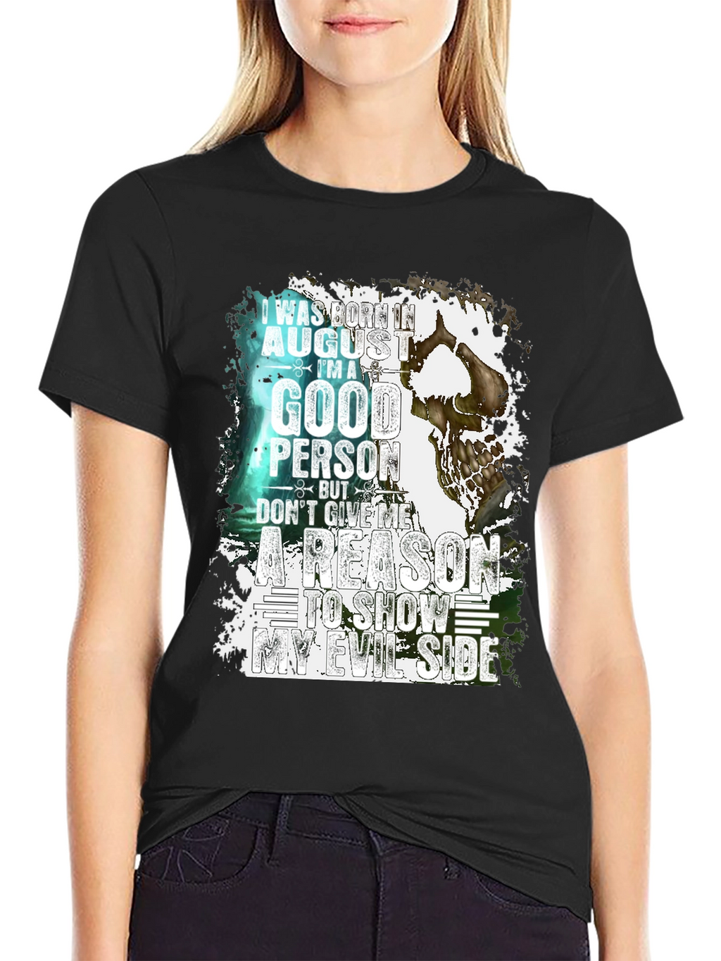 Born in August Good Person T-Shirt