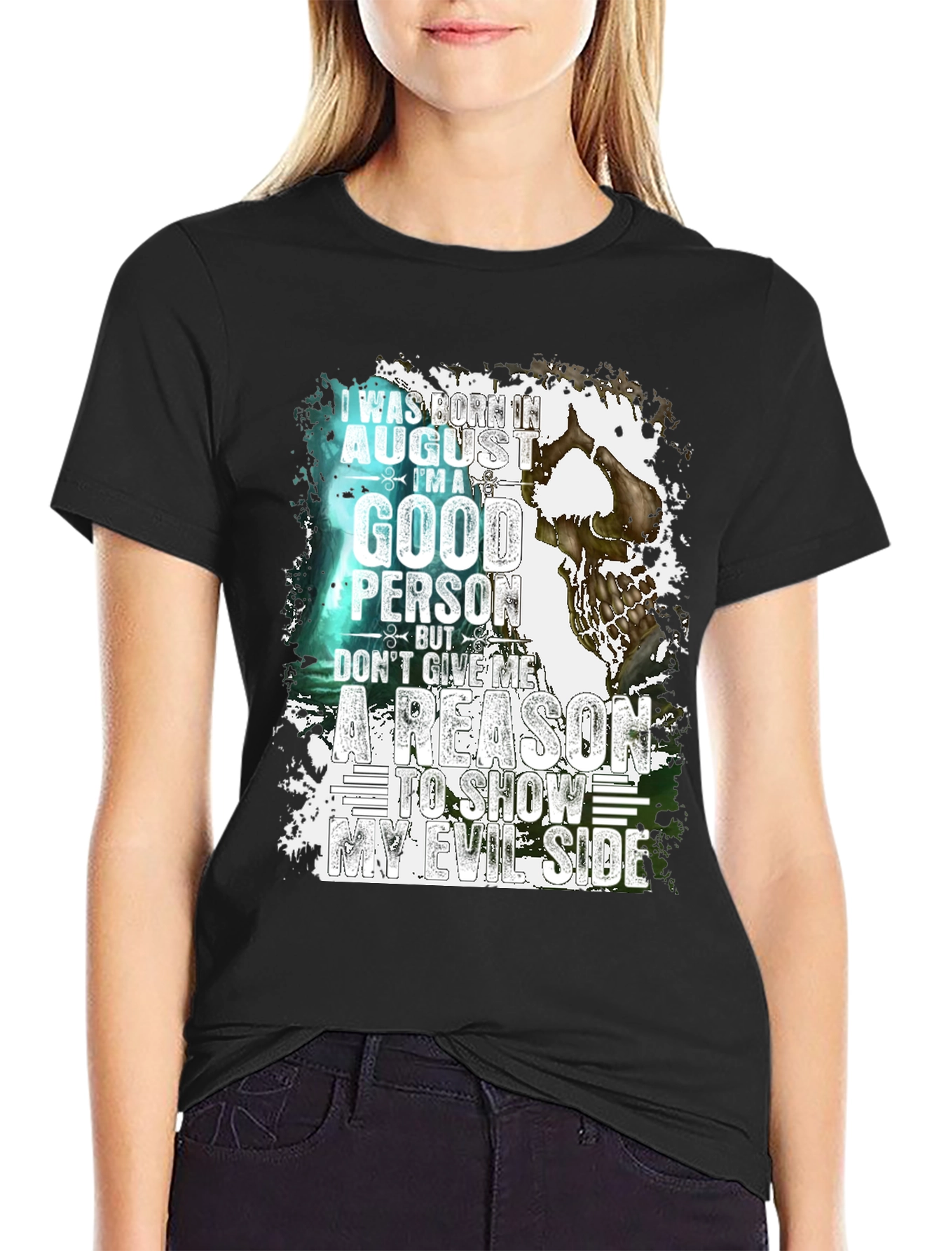 Born in August Good Person T-Shirt