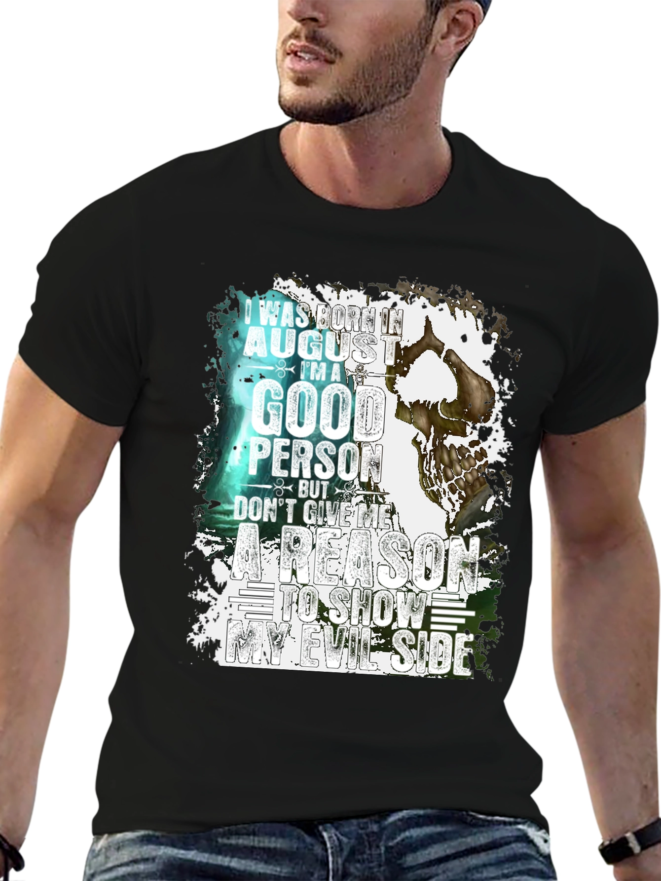 Born in August Good Person T-Shirt