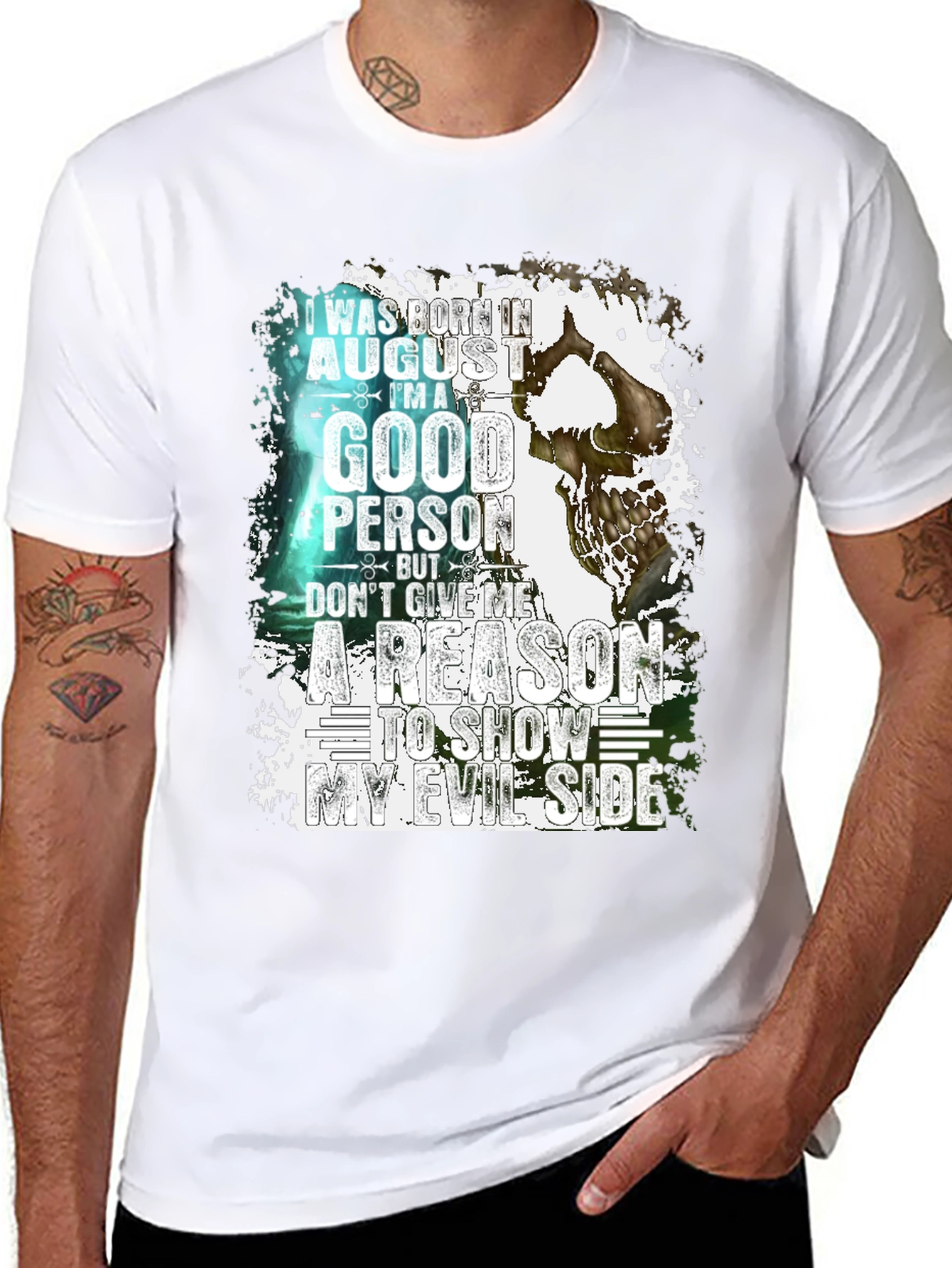 Born in August Good Person T-Shirt