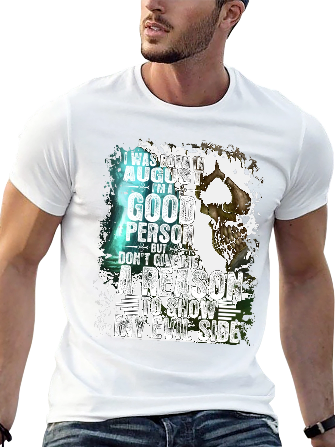 Born in August Good Person T-Shirt