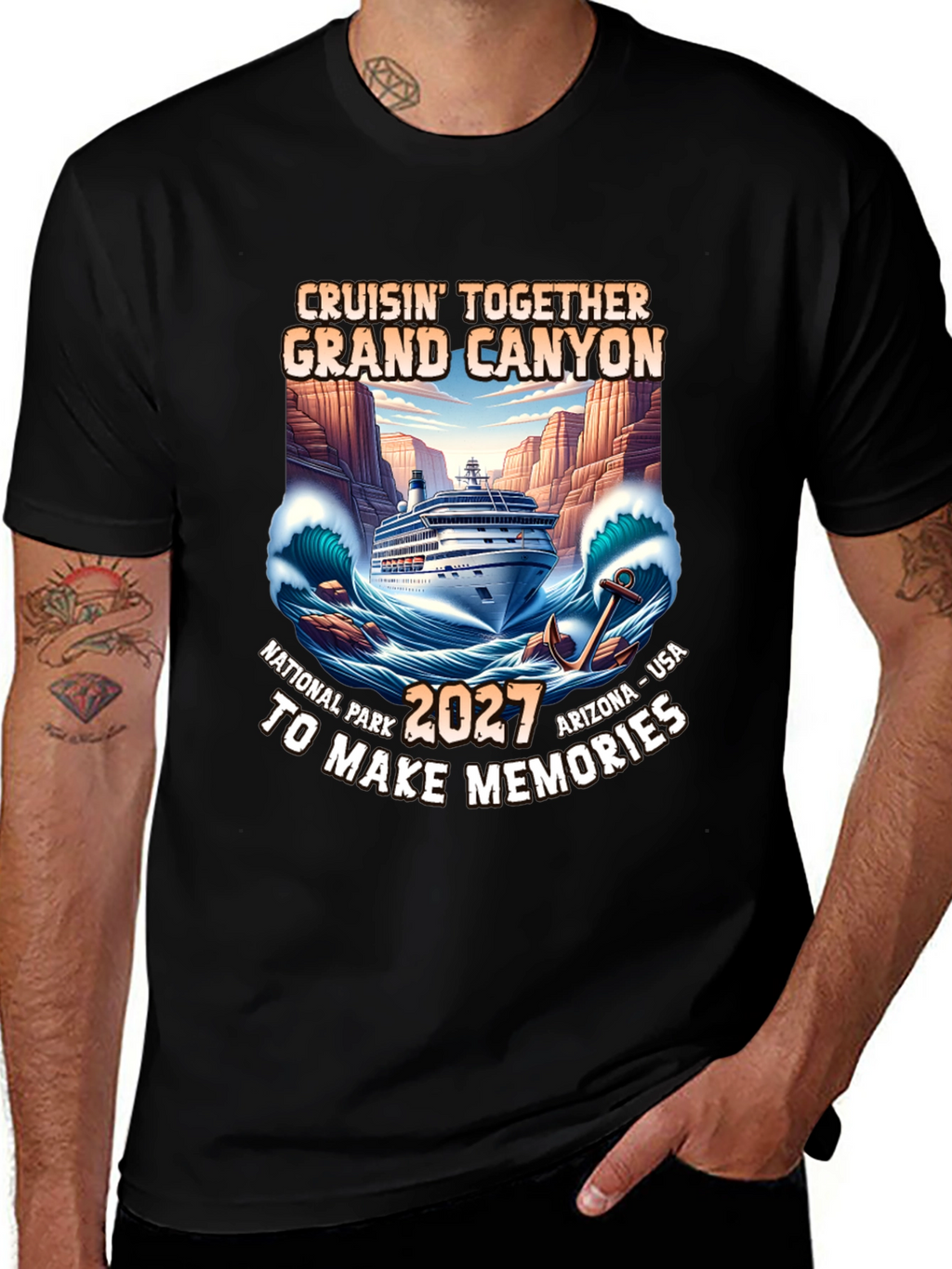 Cruisin Together Grand Canyon 2027 T-Shirt