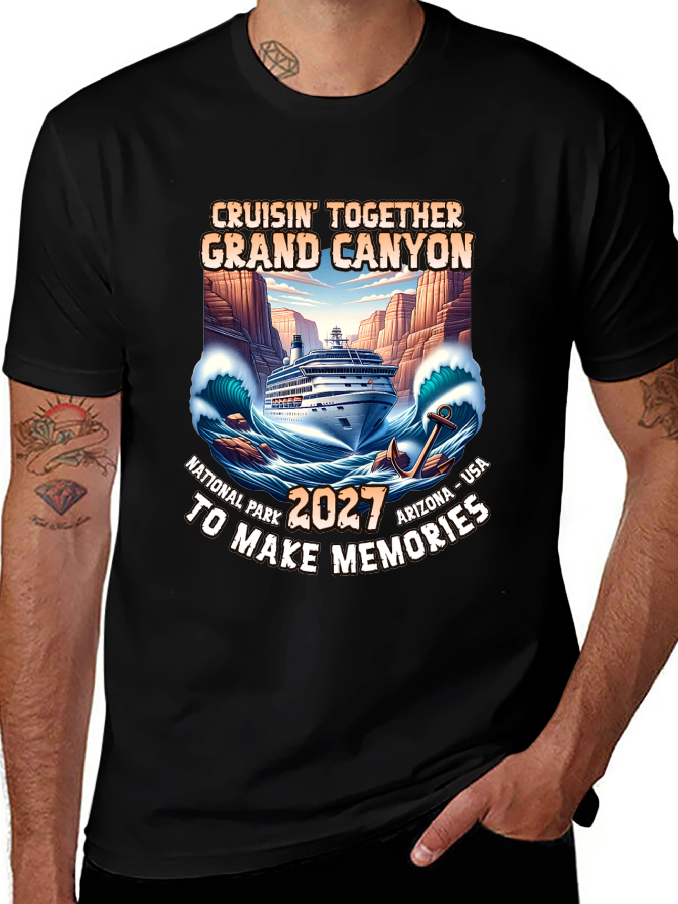 Cruisin Together Grand Canyon 2027 T-Shirt