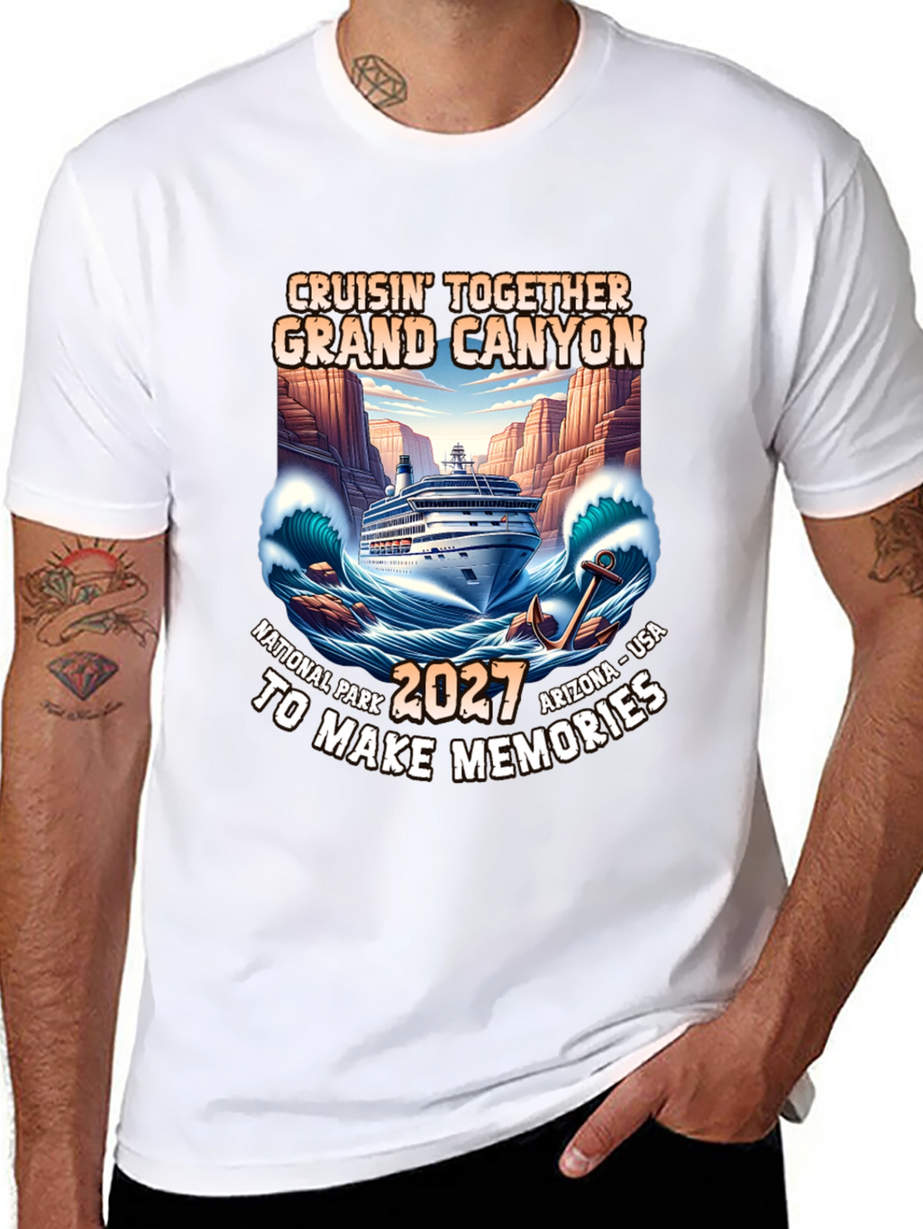 Cruisin Together Grand Canyon 2027 T-Shirt