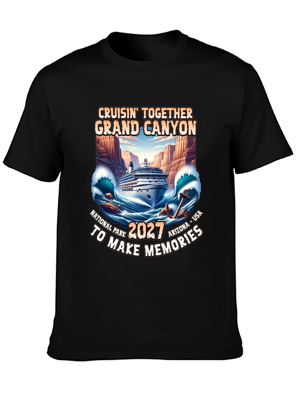 Cruisin Together Grand Canyon 2027 T-Shirt