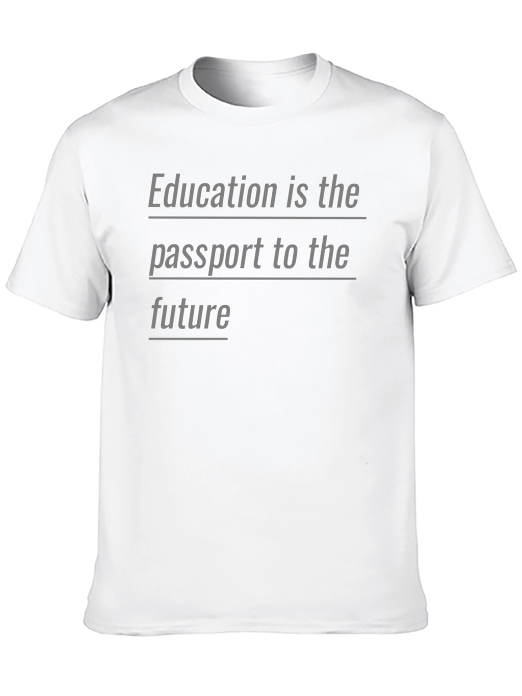Education is the Passport to the Future T-Shirt