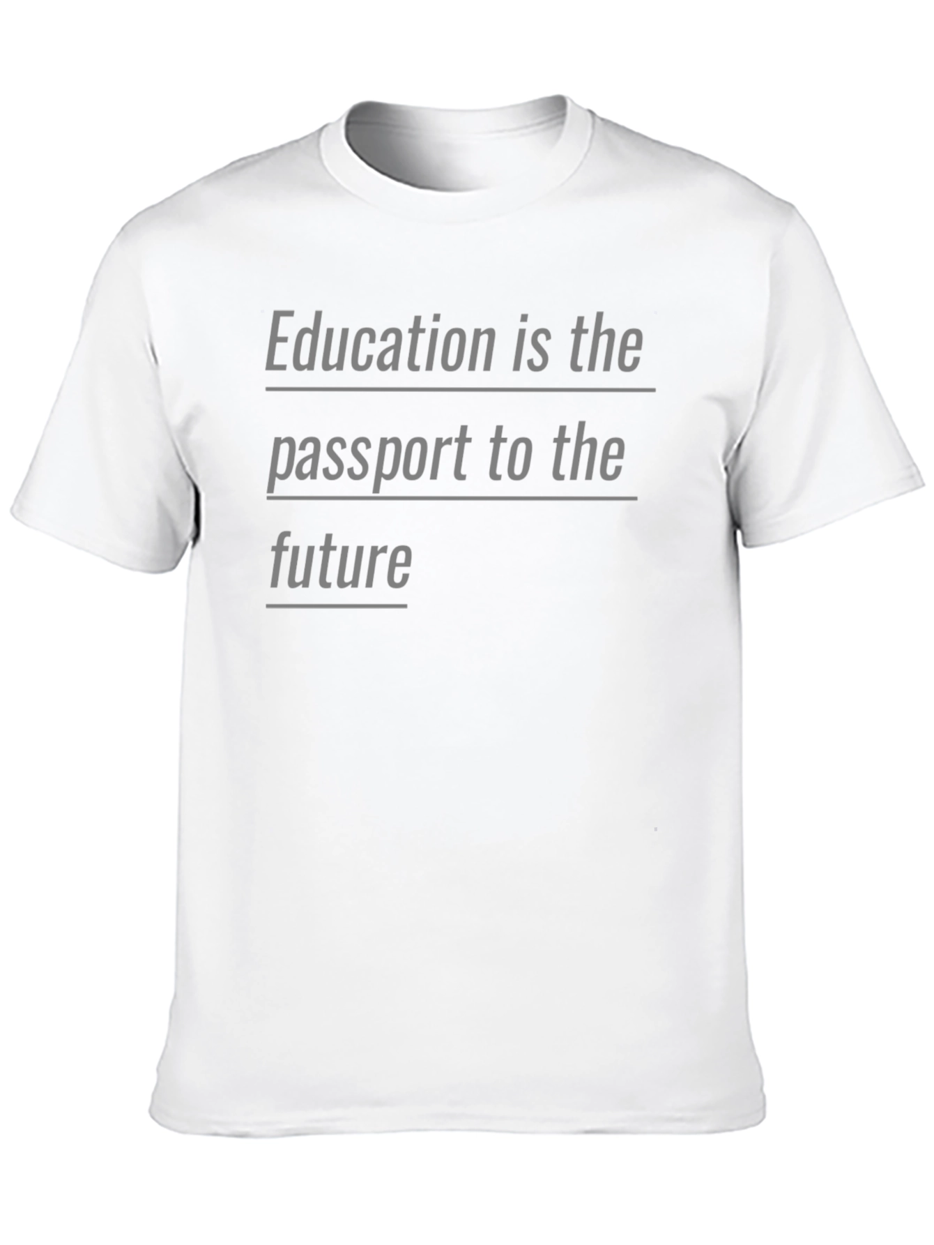 Education is the Passport to the Future T-Shirt