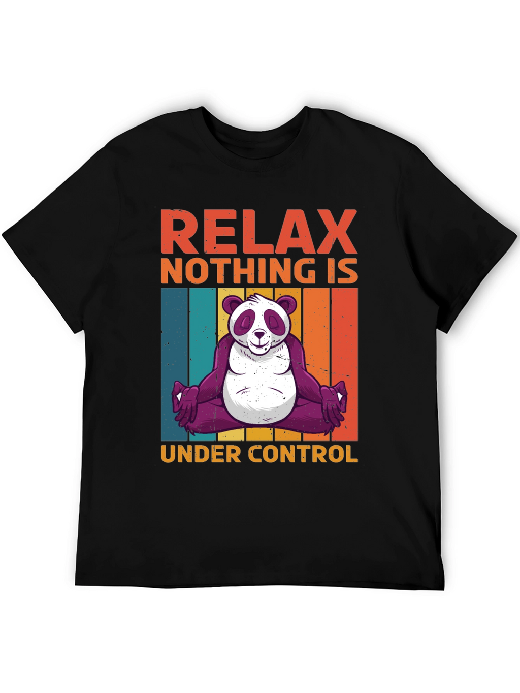 Relax Panda Graphic T-Shirt