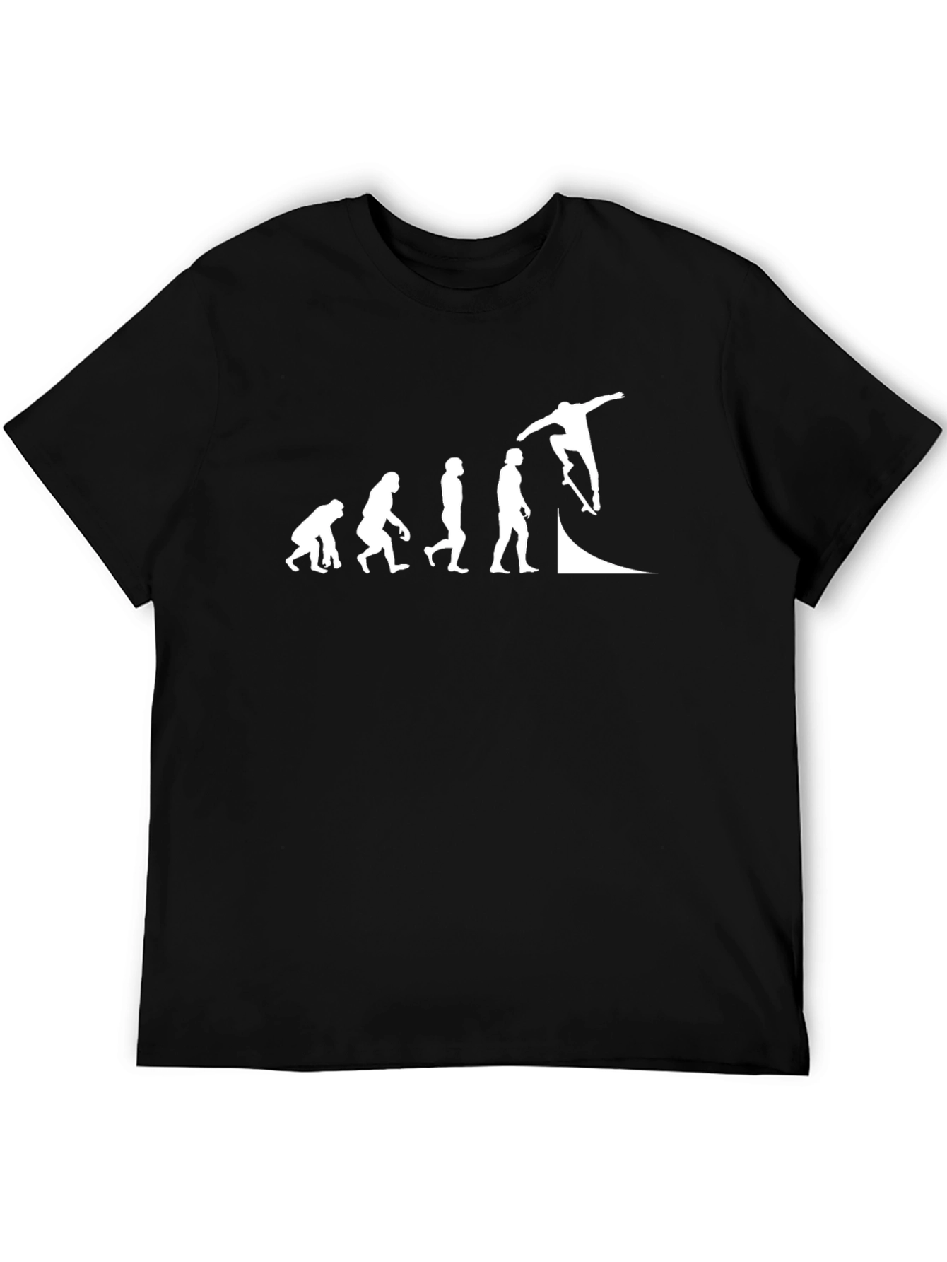 Skate Evolution T-Shirt - Funny Graphic Tee