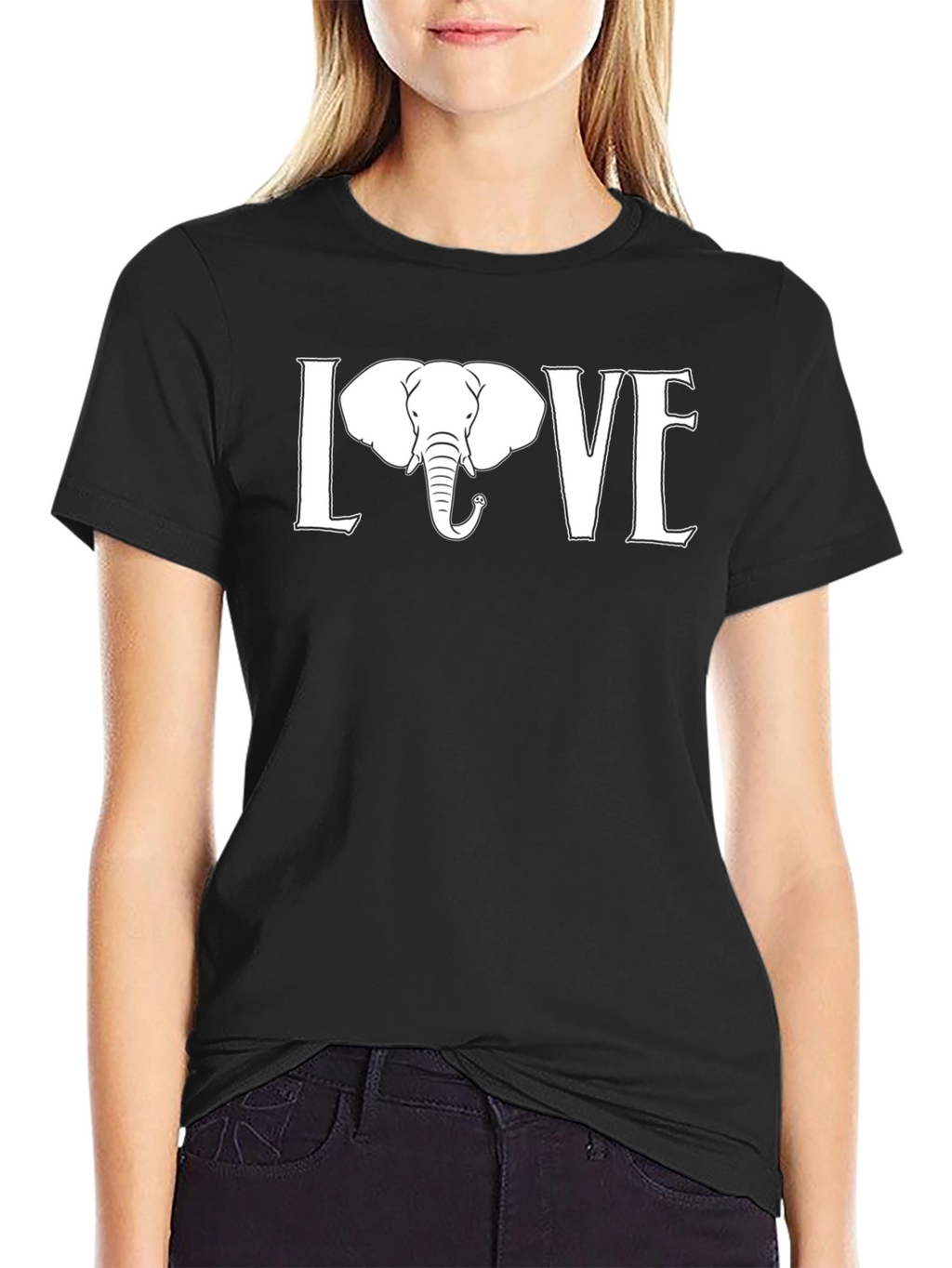 Elephant LOVE Graphic T-Shirt