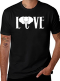 Elephant LOVE Graphic T-Shirt