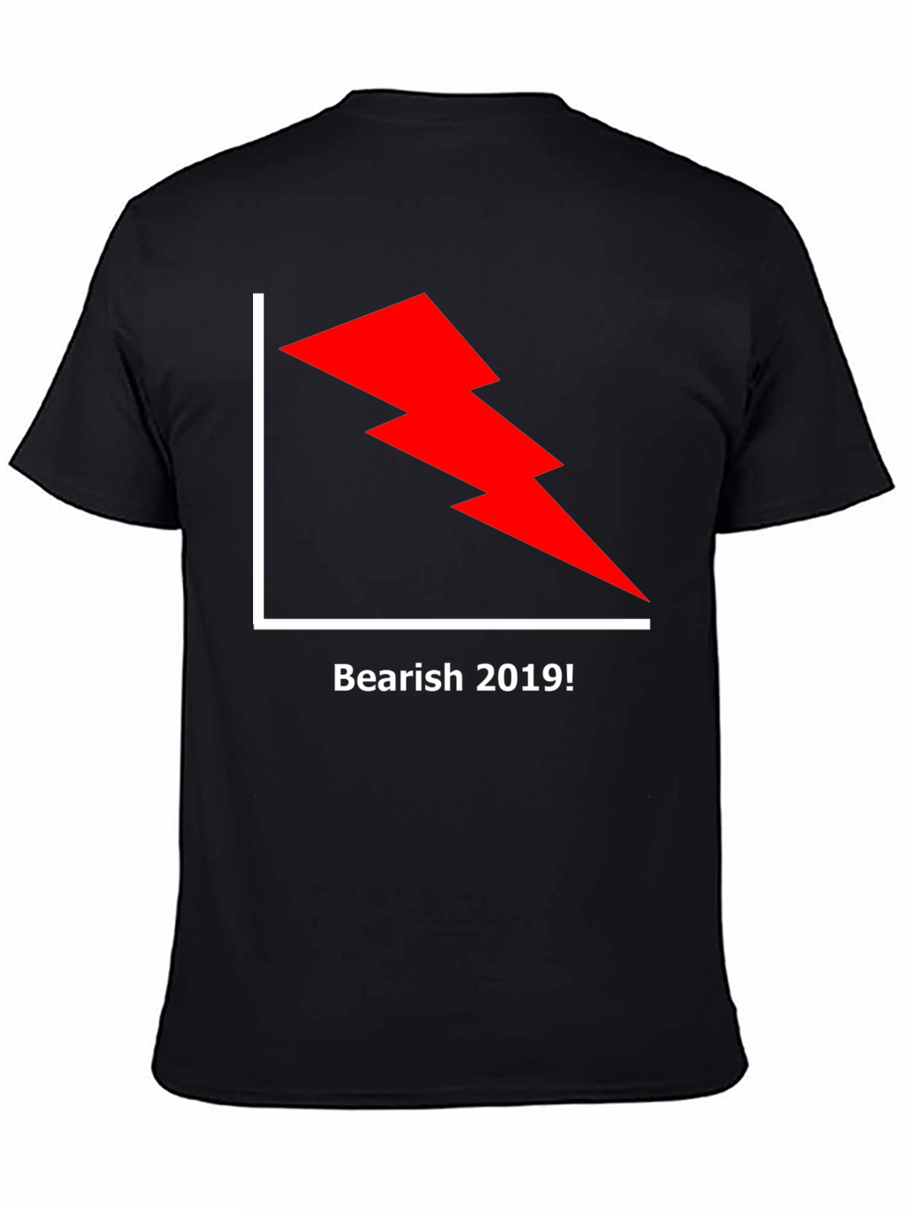 Bearish 2019 Graphic Tee - Black Cotton