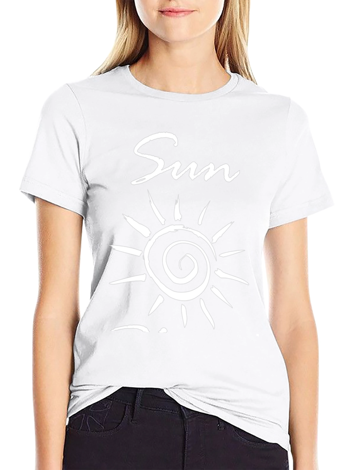 Sun Graphic Black T-Shirt