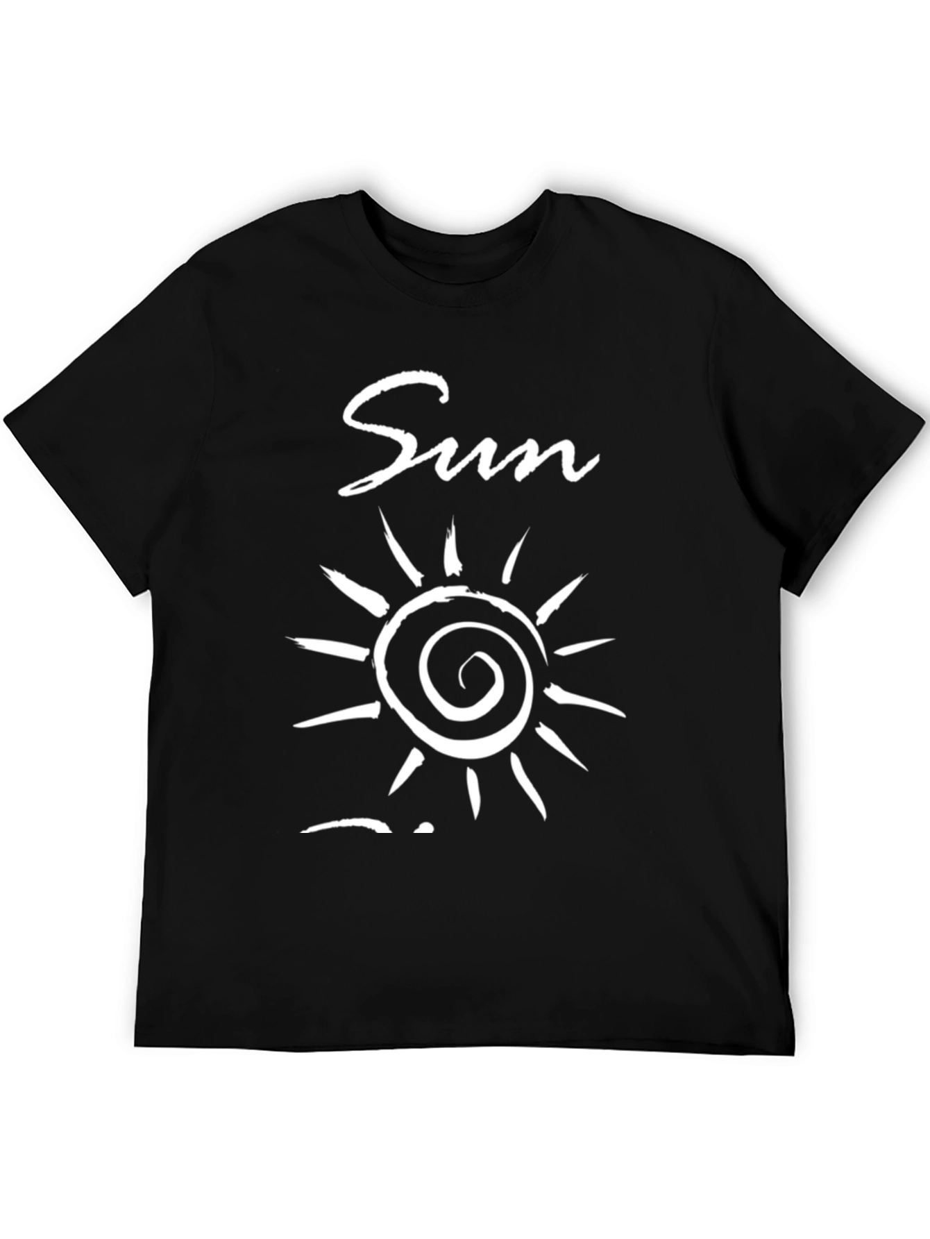 Sun Graphic Black T-Shirt