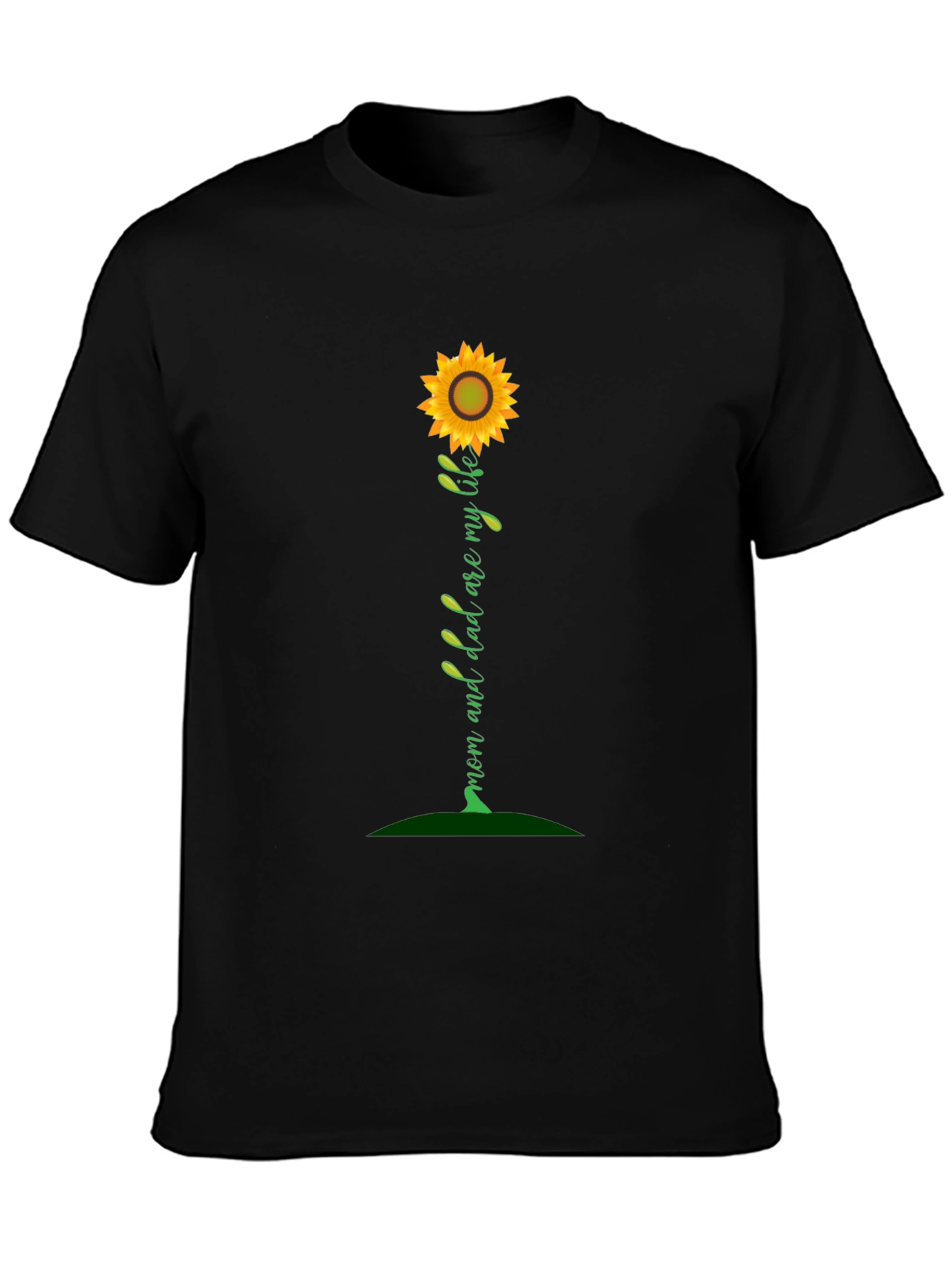 Mom & Dad Sunflower Graphic Tee