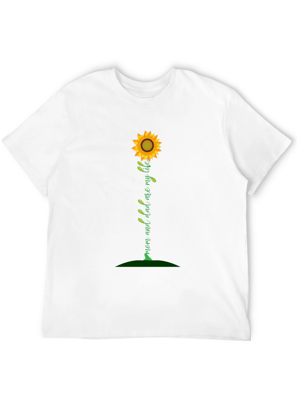 Mom & Dad Sunflower Graphic Tee