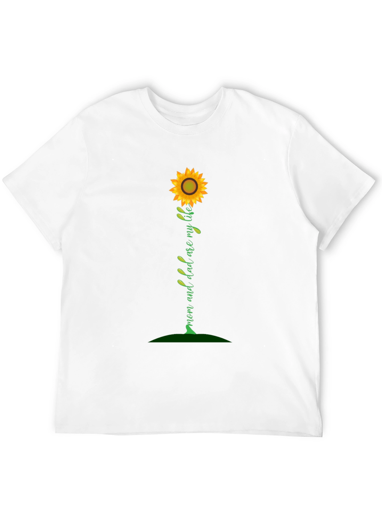 Mom & Dad Sunflower Graphic Tee