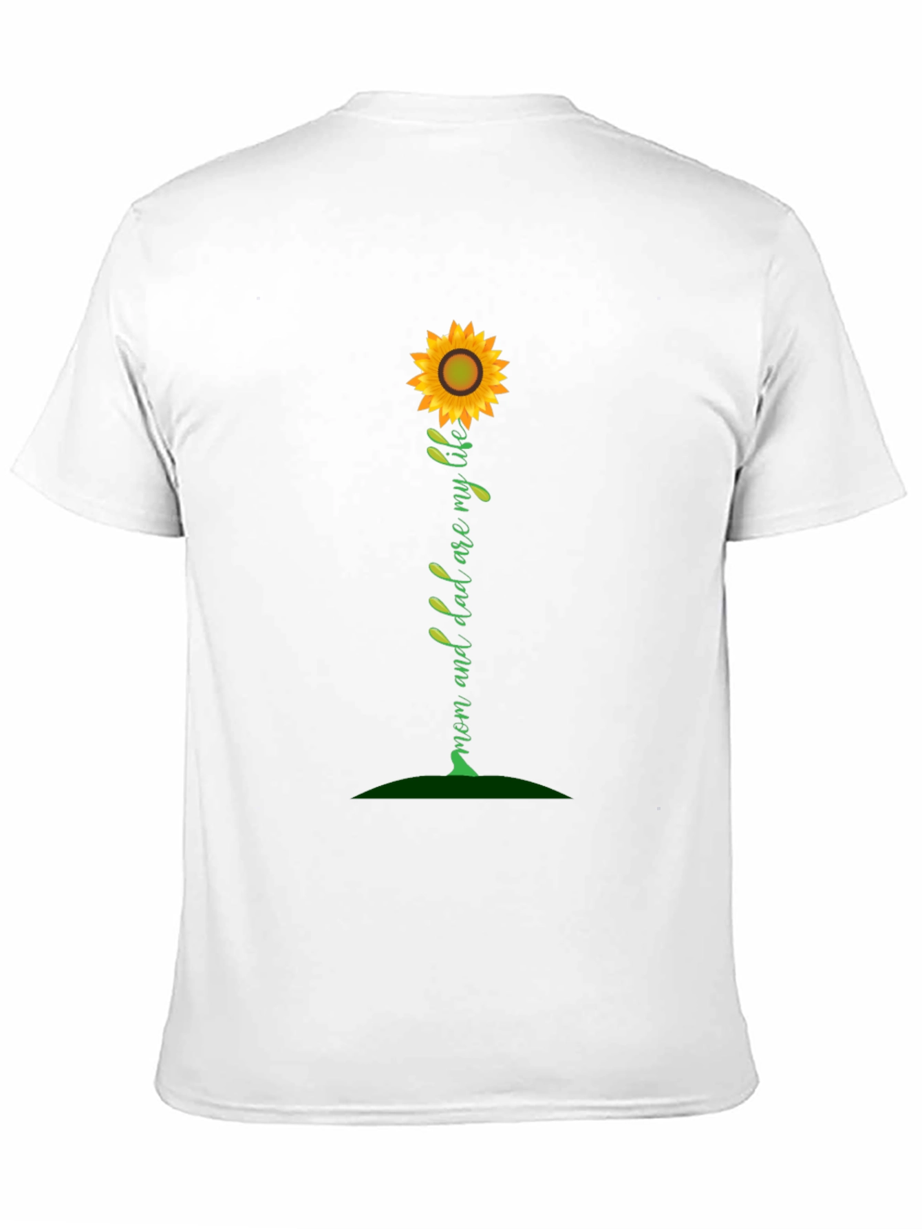 Mom & Dad Sunflower Graphic Tee