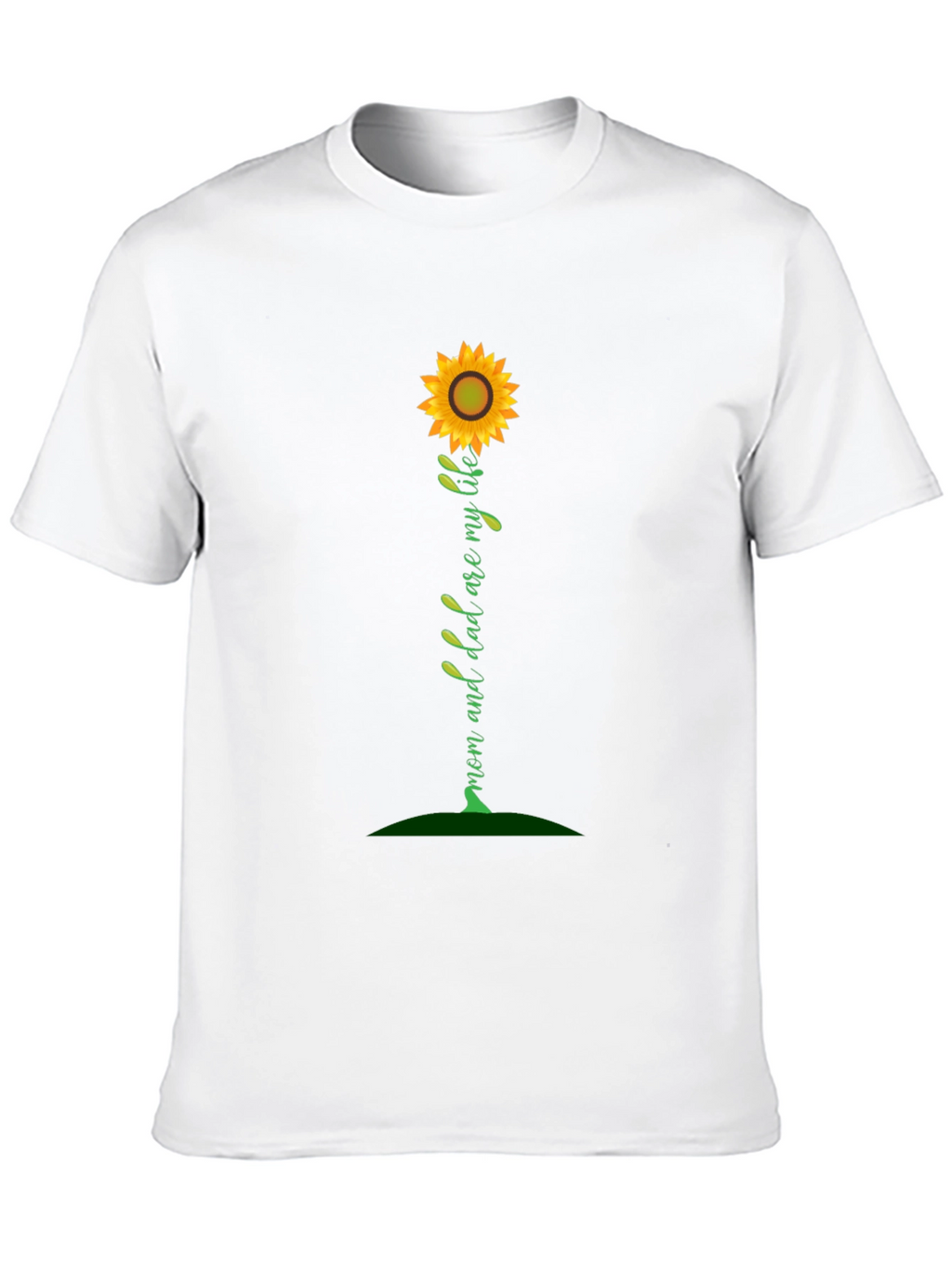 Mom & Dad Sunflower Graphic Tee