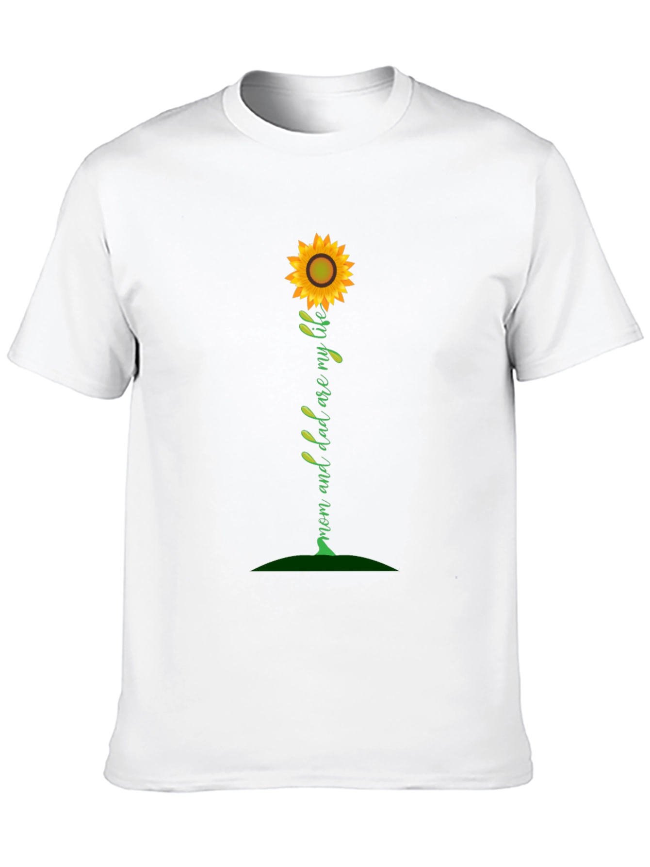 Mom & Dad Sunflower Graphic Tee
