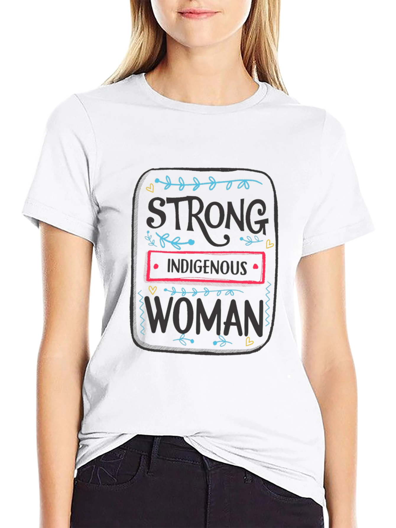 Strong Indigenous Woman Graphic Tee