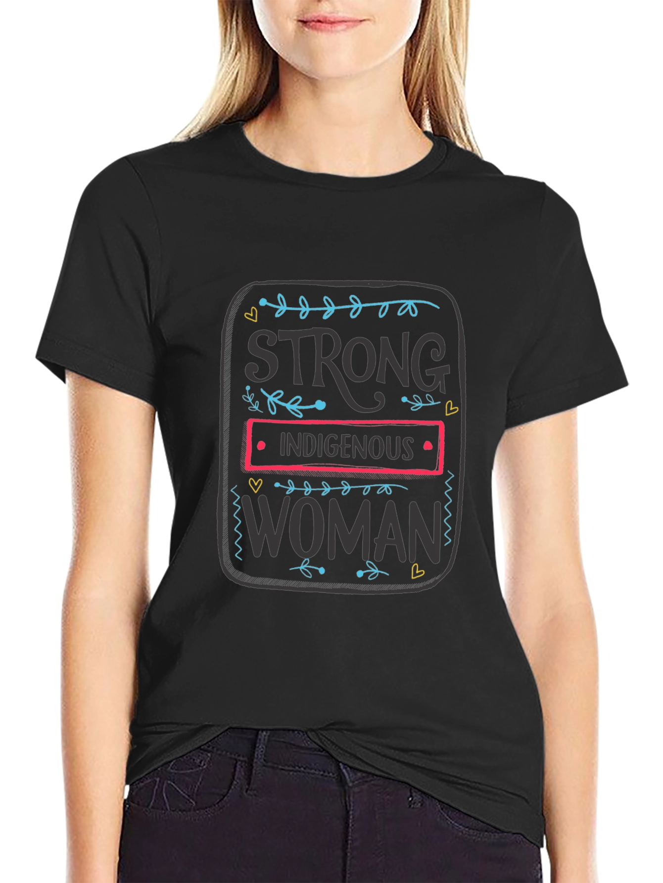 Strong Indigenous Woman Graphic Tee