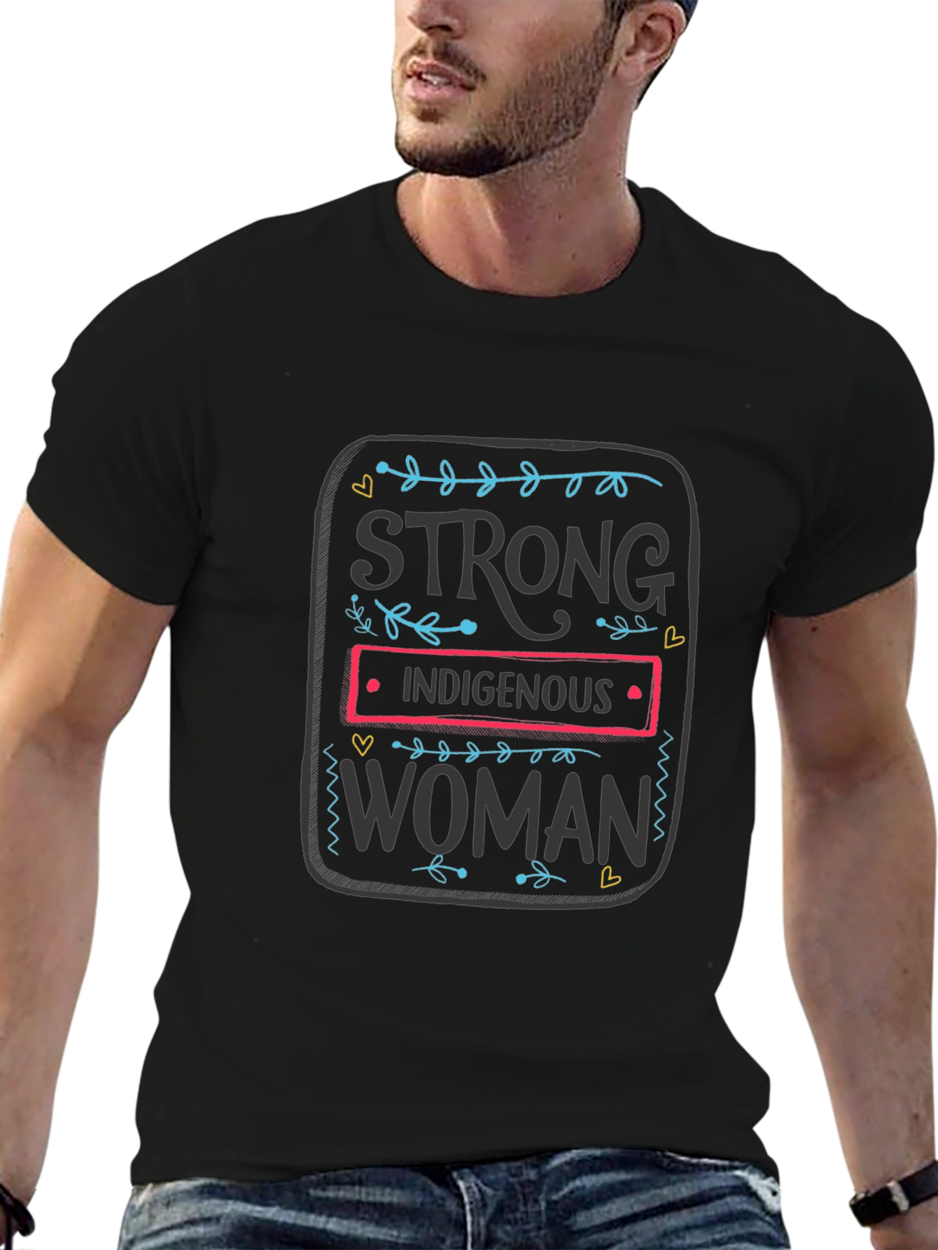 Strong Indigenous Woman Graphic Tee