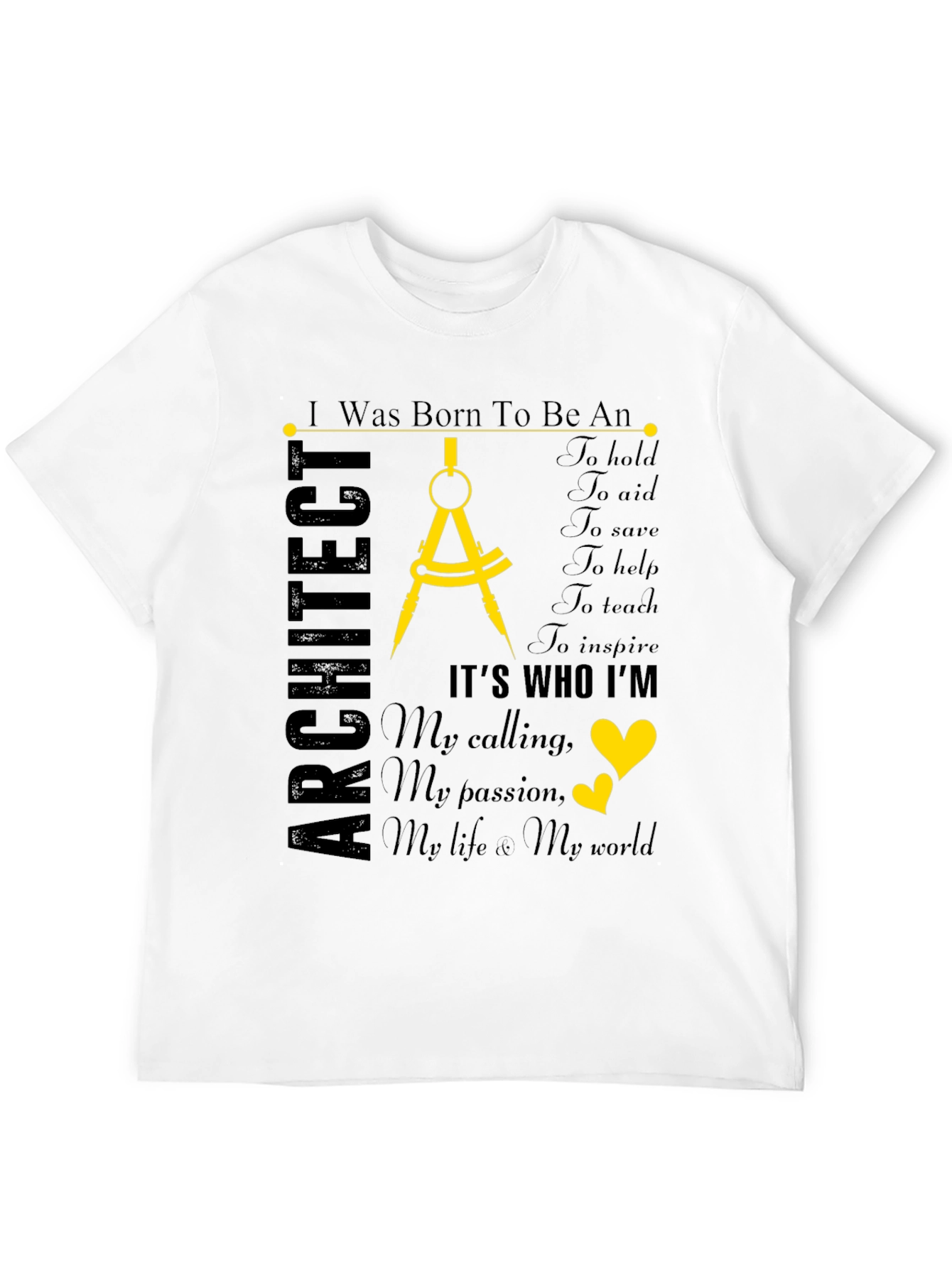 Architect Profession T-Shirt: Born to Design