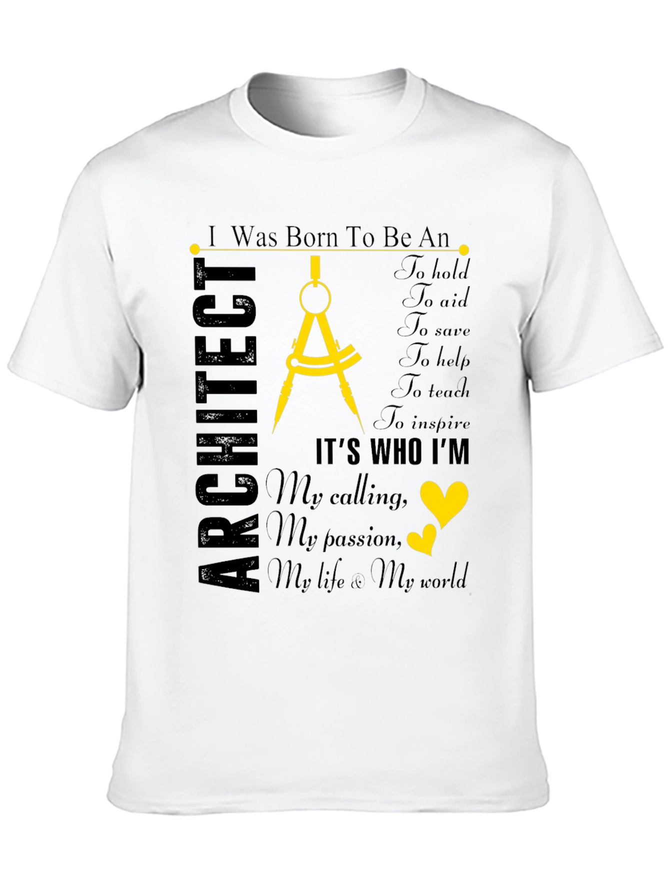Architect Profession T-Shirt: Born to Design