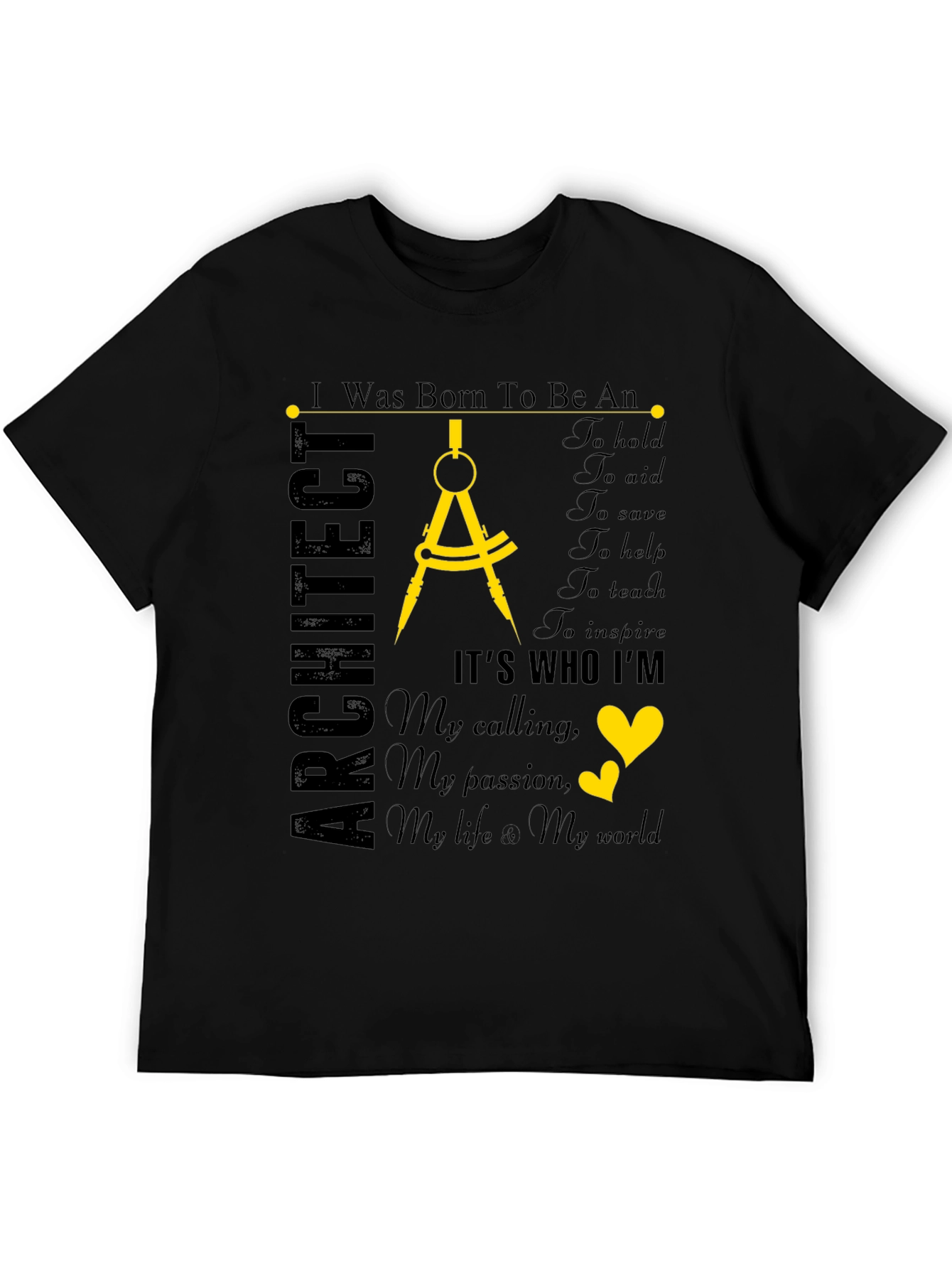 Architect Profession T-Shirt: Born to Design