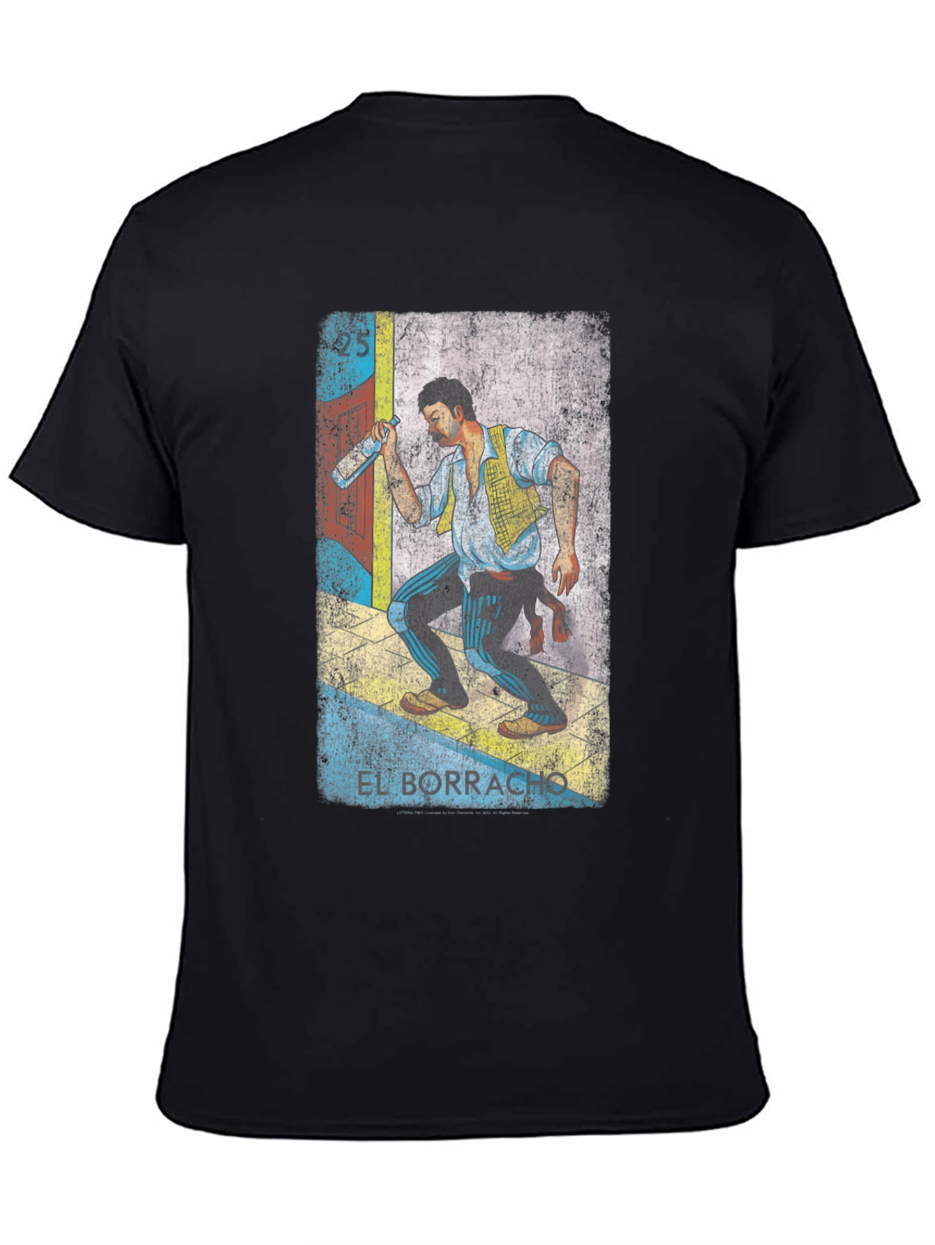 El Borracho Graphic Tee - Loteria Inspired T-Shirt
