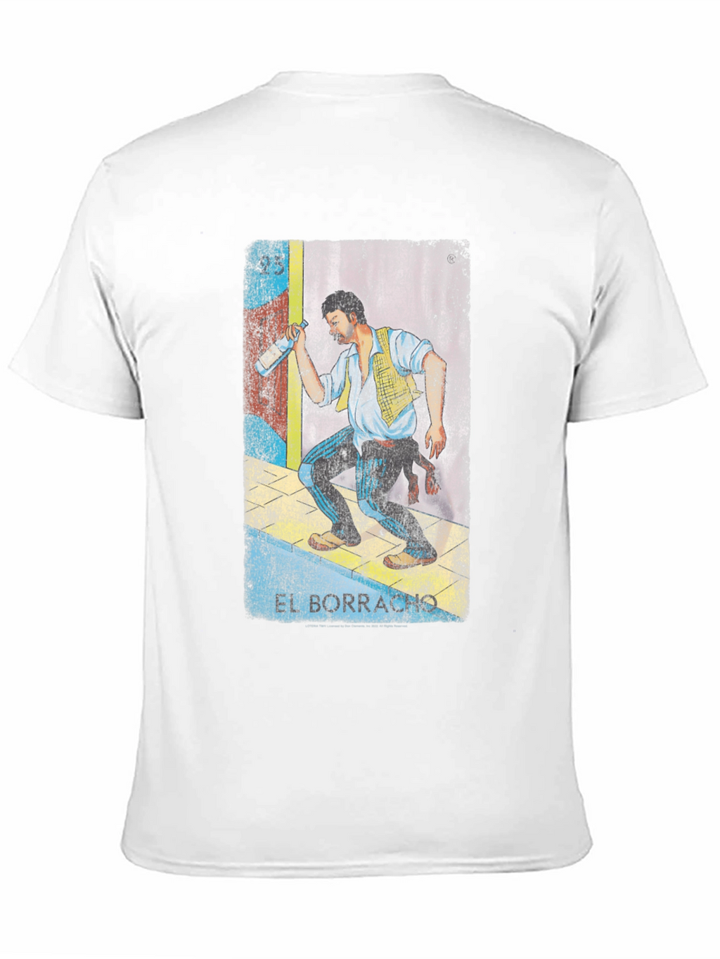 El Borracho Graphic Tee - Loteria Inspired T-Shirt