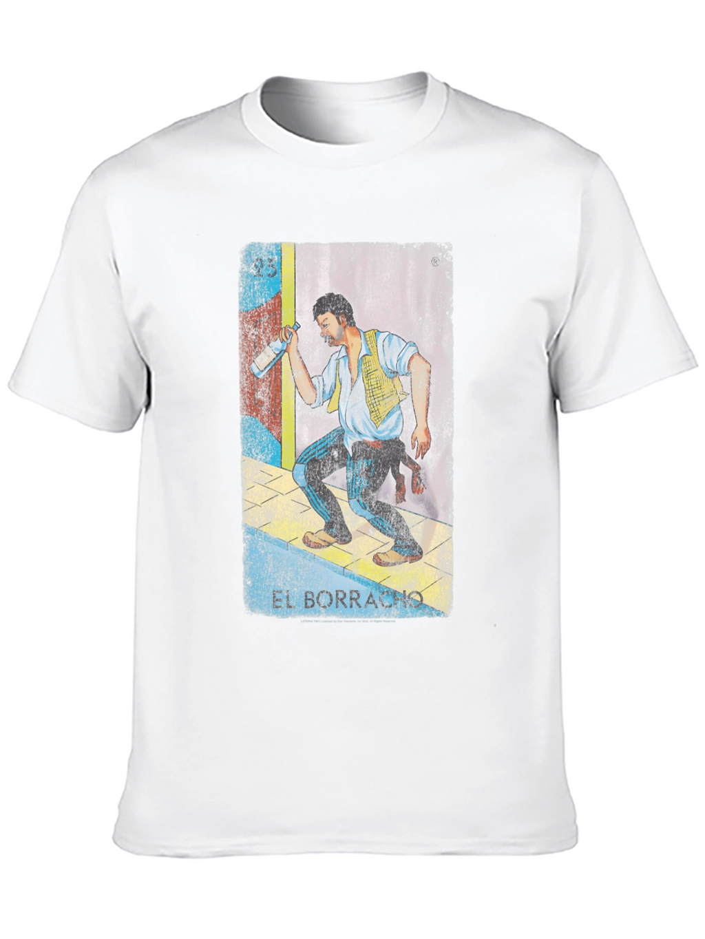 El Borracho Graphic Tee - Loteria Inspired T-Shirt