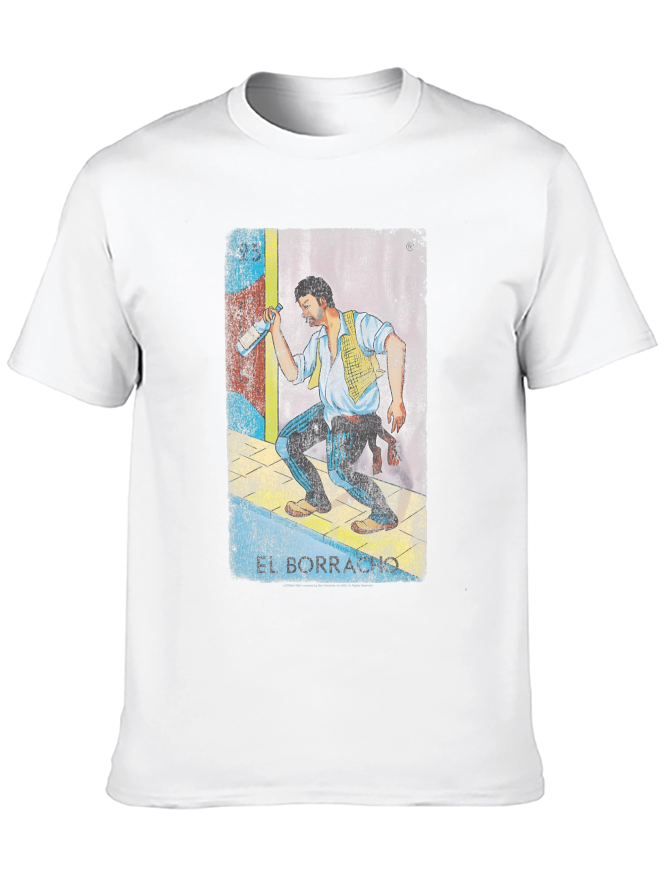 El Borracho Graphic Tee - Loteria Inspired T-Shirt