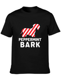 Peppermint Bark Dog T-Shirt - Holiday Fun!