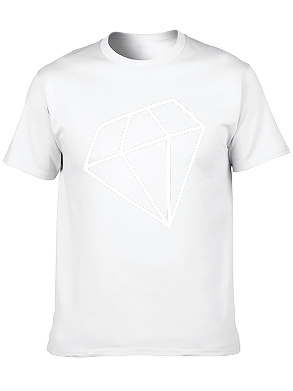 Bold Diamond Graphic Black T-Shirt