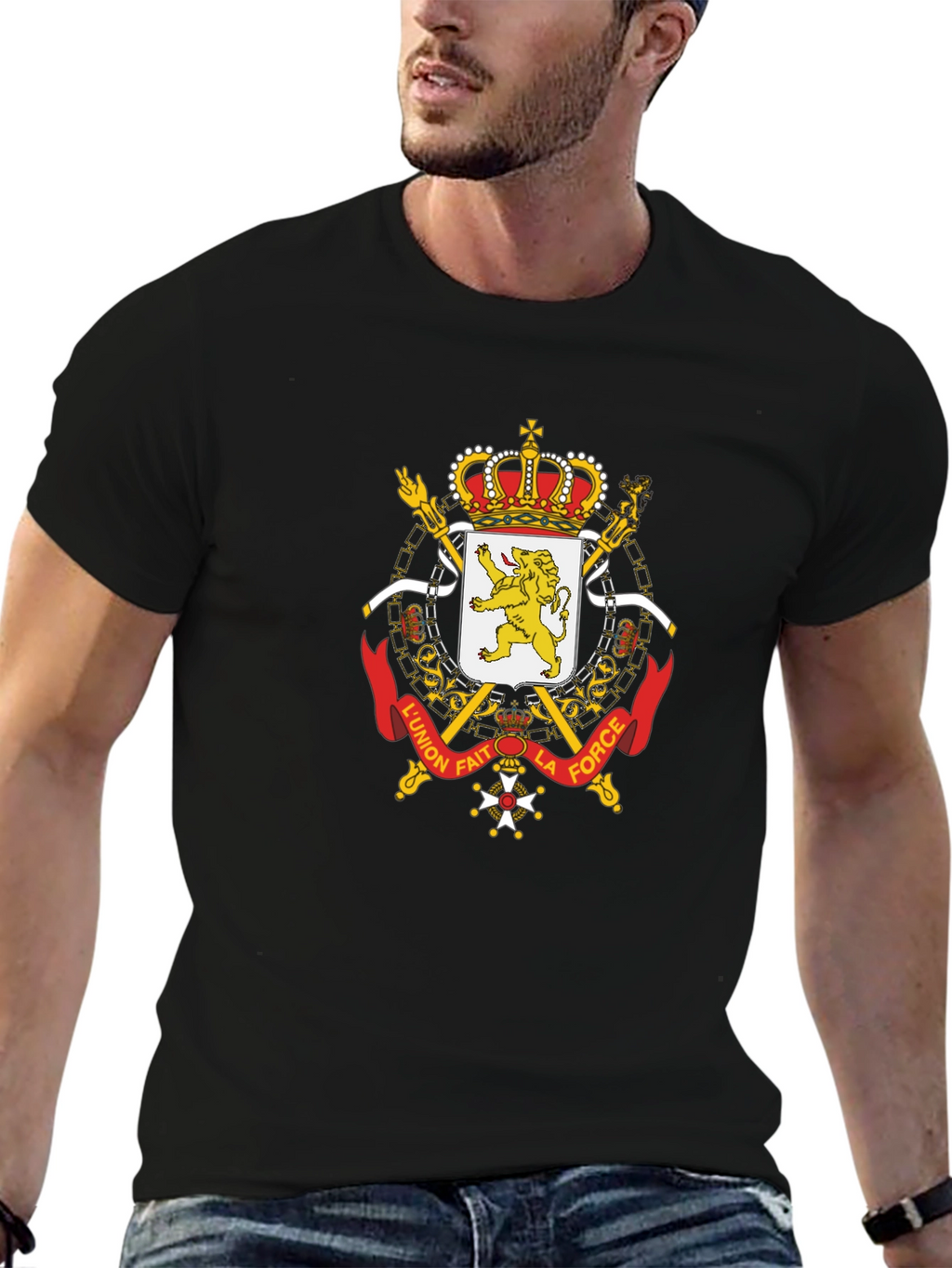 Belgium Coat of Arms Graphic T-Shirt