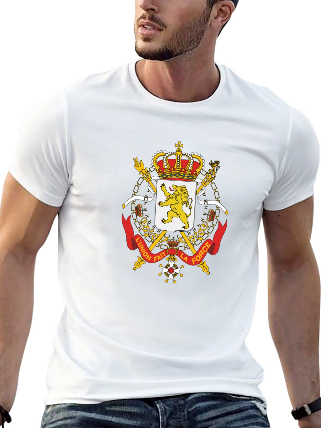 Belgium Coat of Arms Graphic T-Shirt