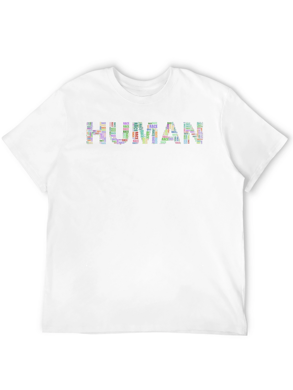 Human Race Word Art Graphic T-Shirt