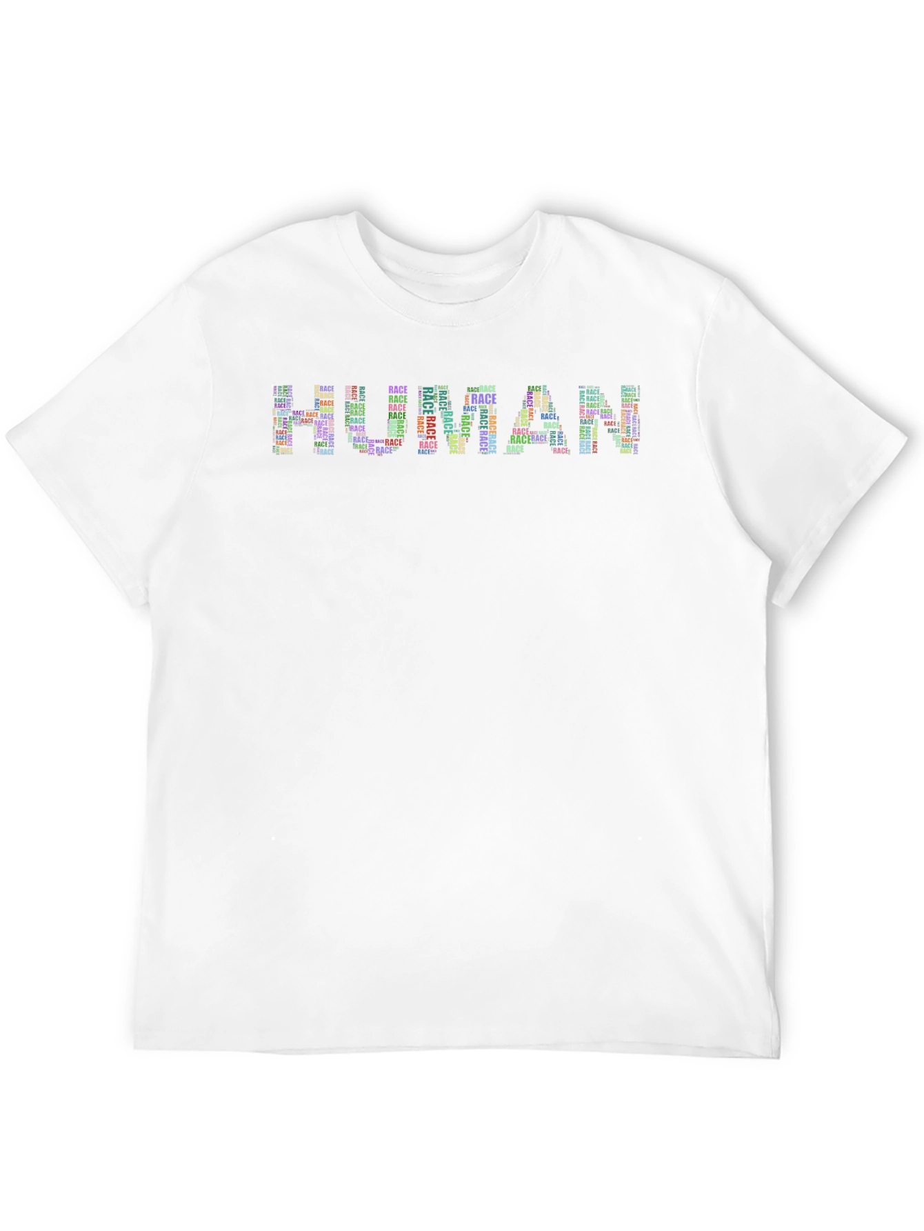 Human Race Word Art Graphic T-Shirt