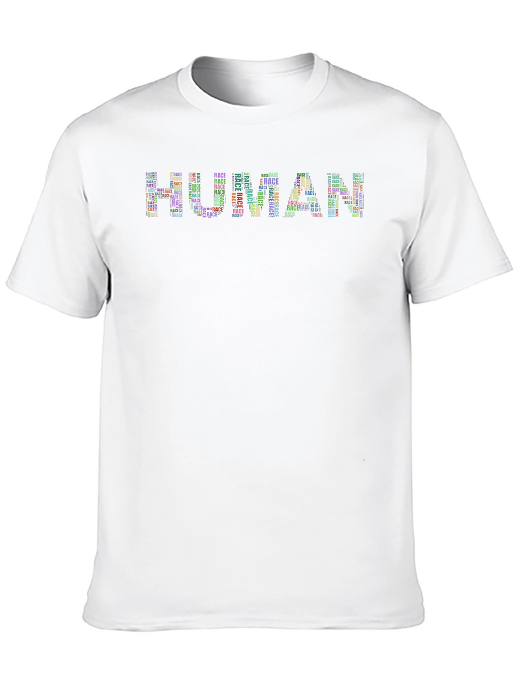 Human Race Word Art Graphic T-Shirt