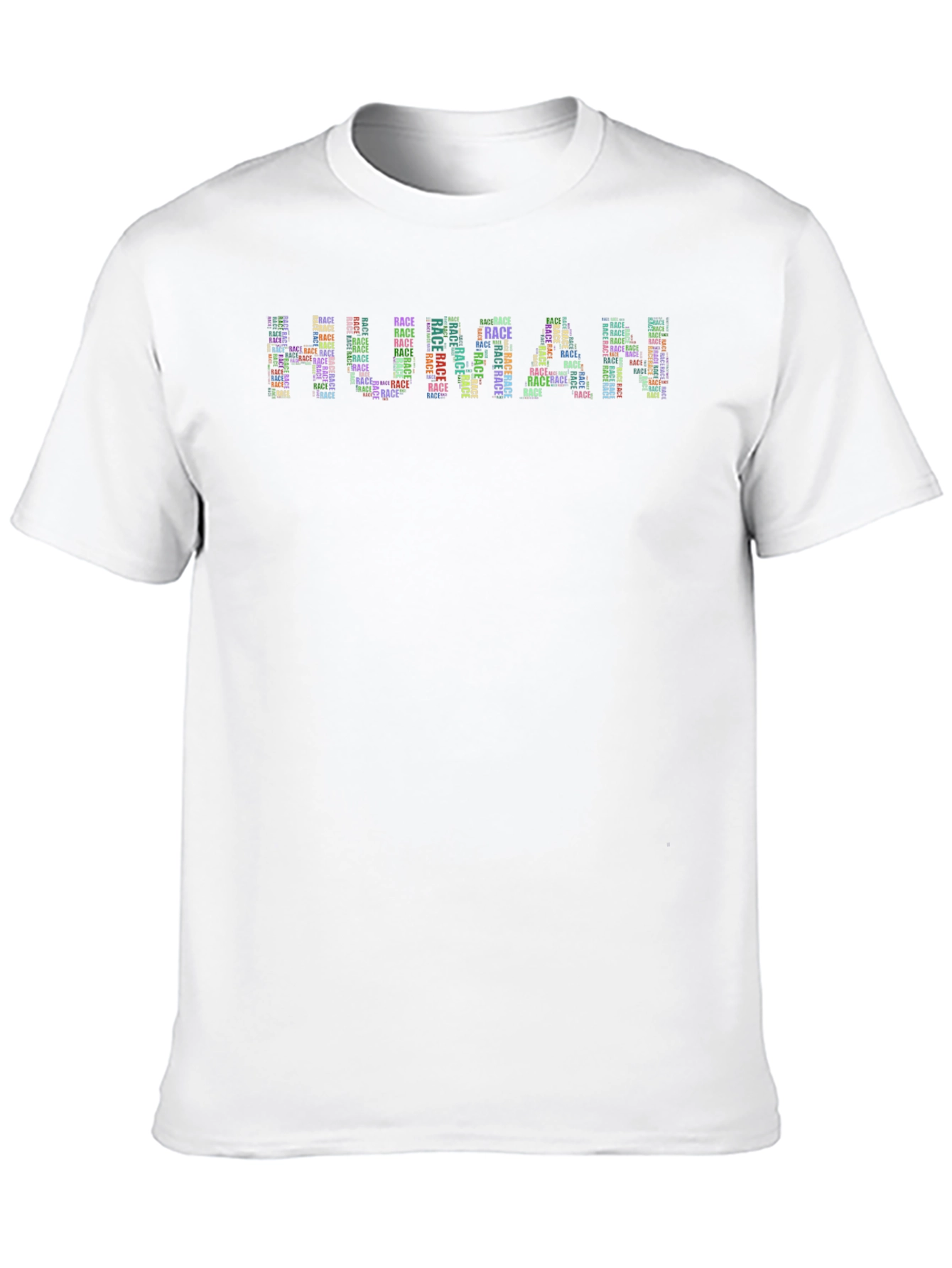 Human Race Word Art Graphic T-Shirt