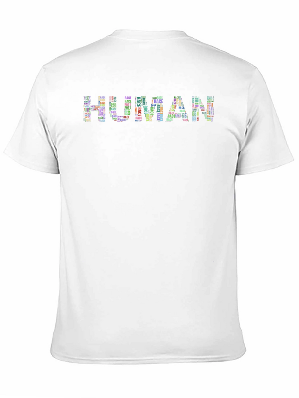 Human Race Word Art Graphic T-Shirt