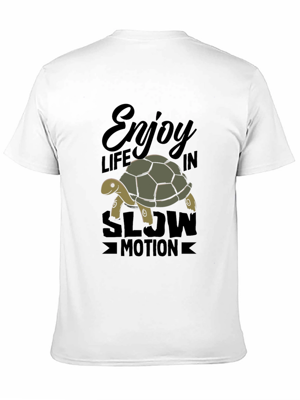 Enjoy Life Turtle Graphic T-Shirt