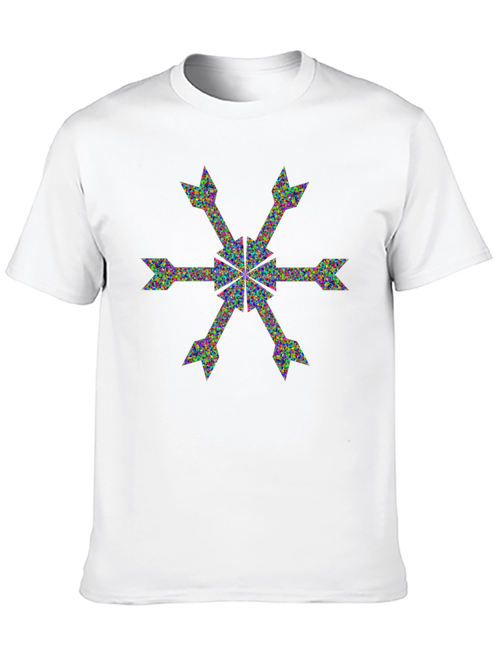Arrow Snowflake Graphic Tee - Bold Statement Shirt