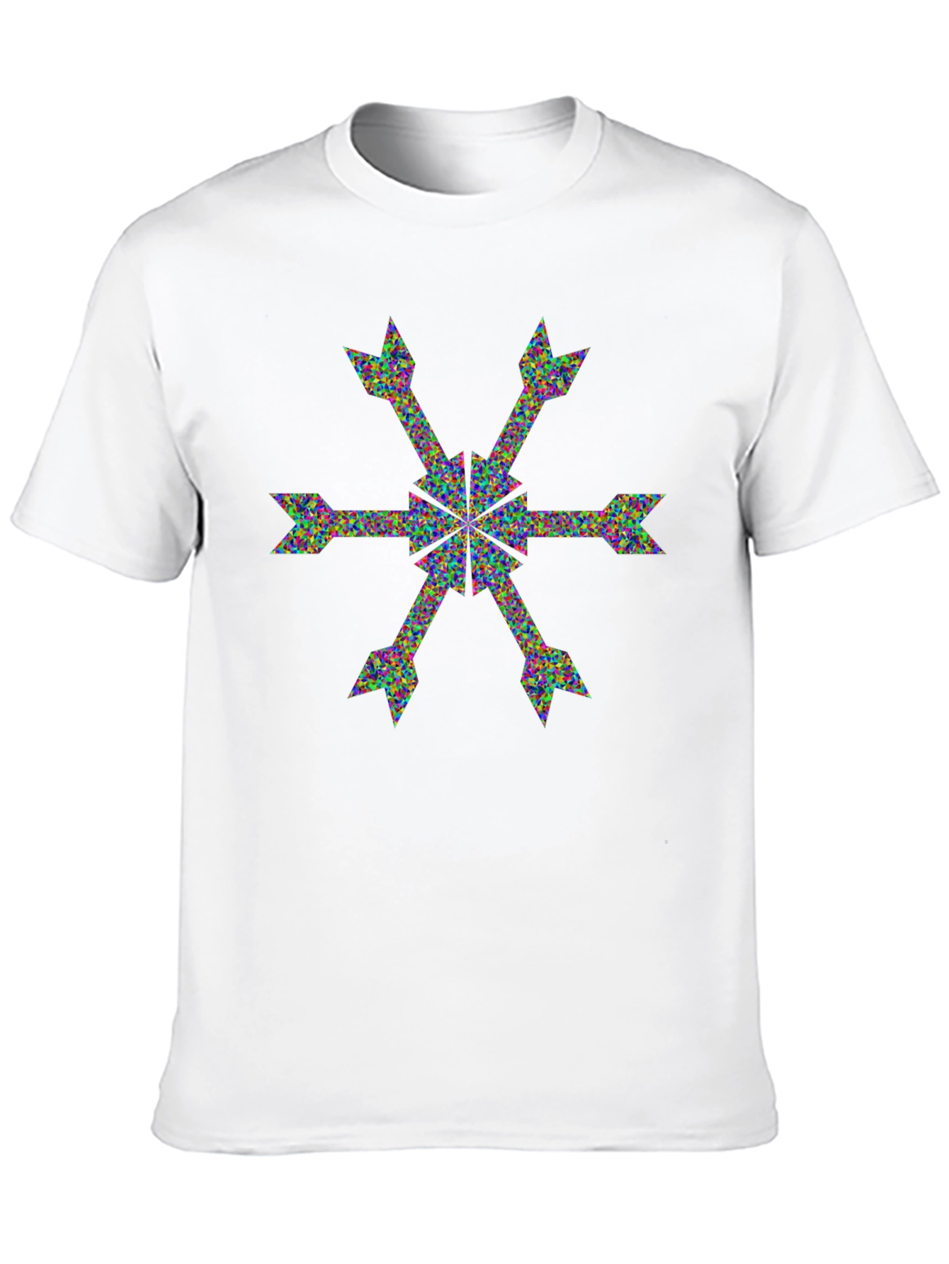 Arrow Snowflake Graphic Tee - Bold Statement Shirt