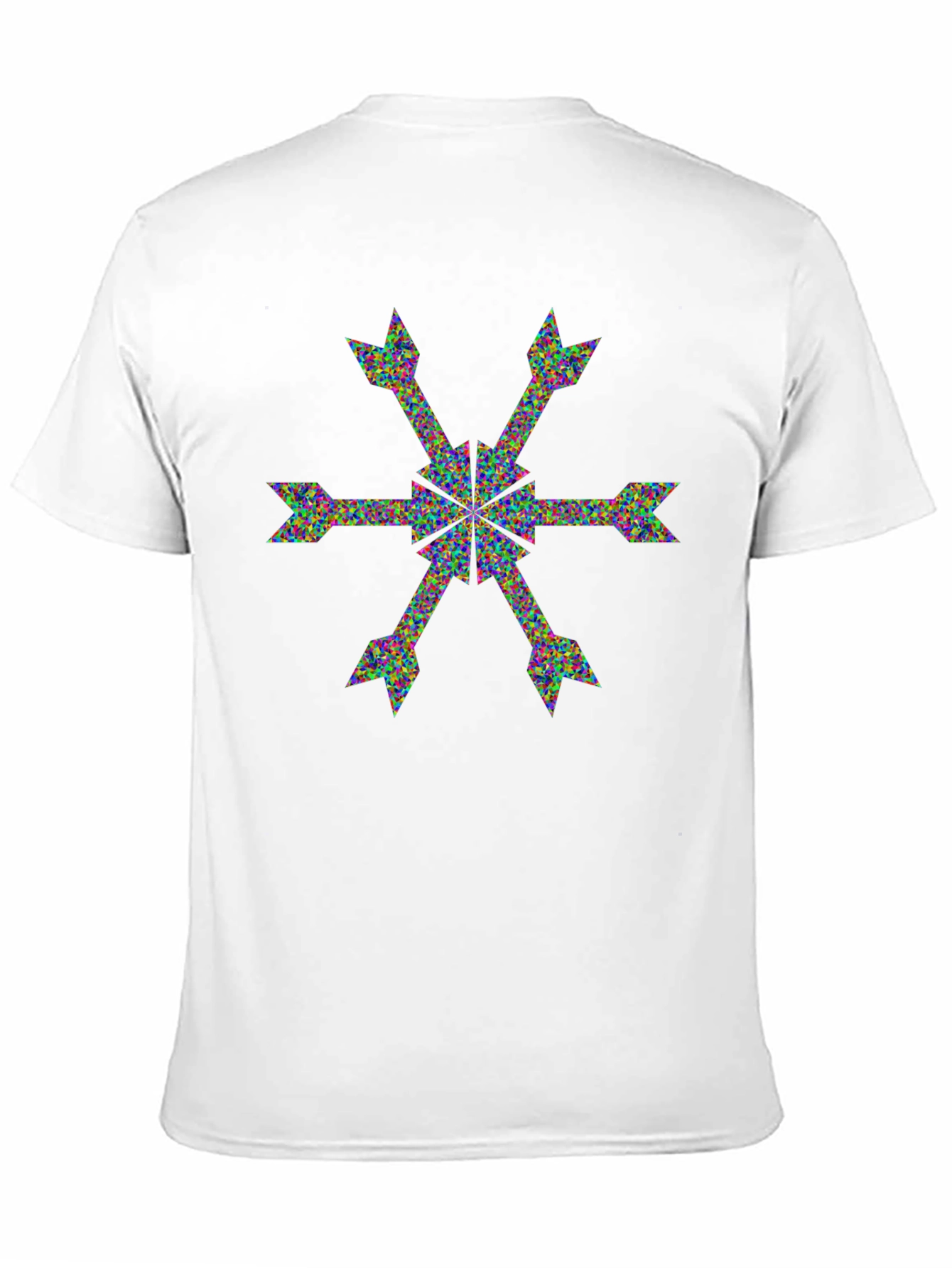 Arrow Snowflake Graphic Tee - Bold Statement Shirt