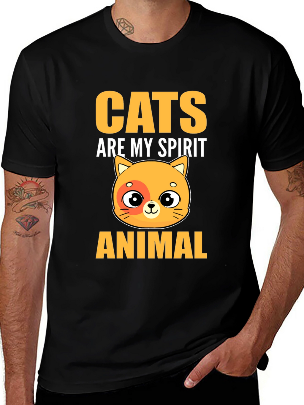 Cats Are My Spirit Animal T-Shirt