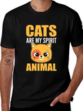 Cats Are My Spirit Animal T-Shirt