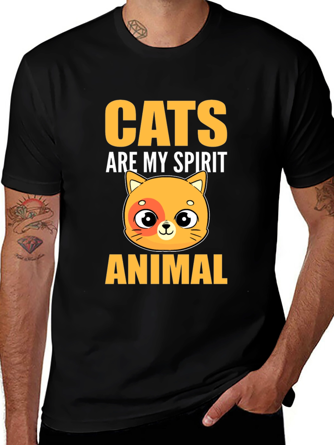Cats Are My Spirit Animal T-Shirt